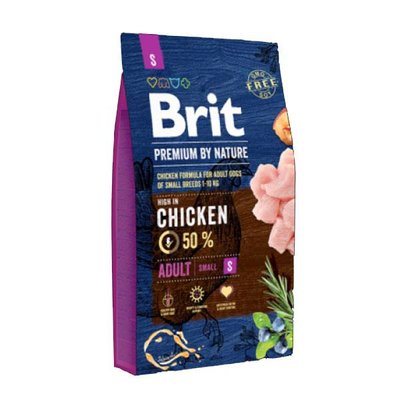 Brit S Premium Adult 8 кг 30278 фото